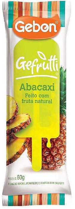 Picole Gebon Gefrutti Abacaxi