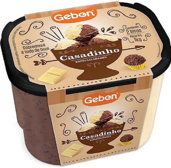 Sorvete Gebon Especial Casadinho 2L