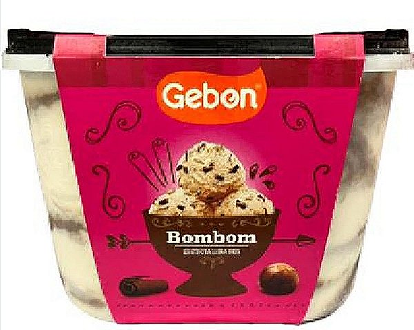 Sorvete Gebon Especial Bombom 2L