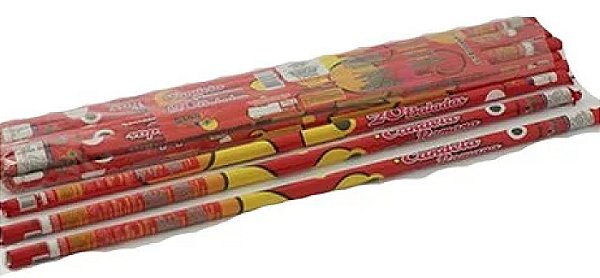 Foguete Candela Bastao Vermelho 20tiros