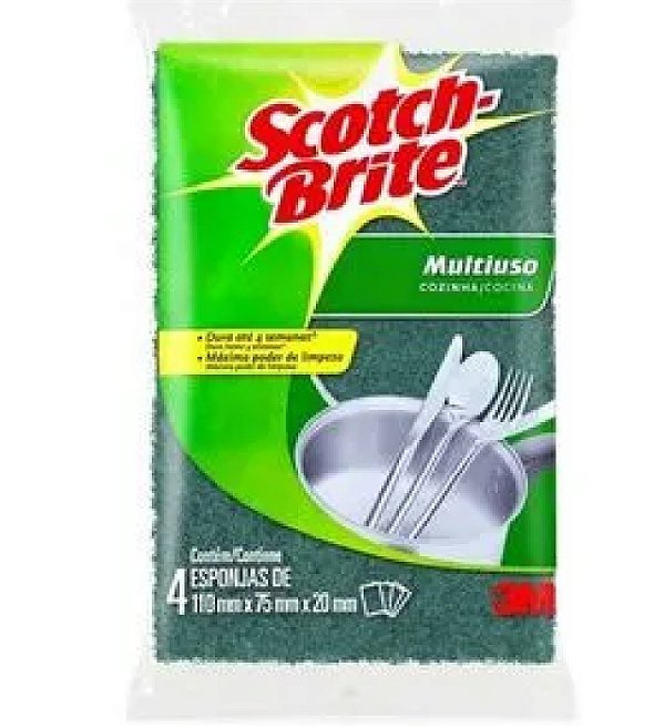 Esponja Scotch Brite C/4und
