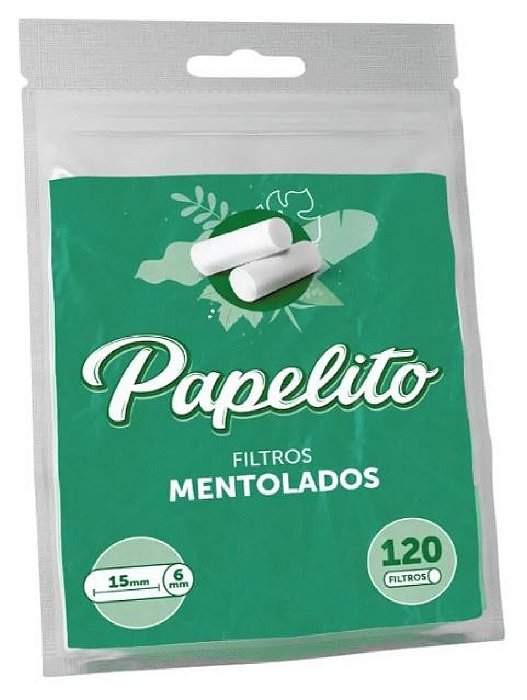 Filtro Papelito Mentolado 6x15mm