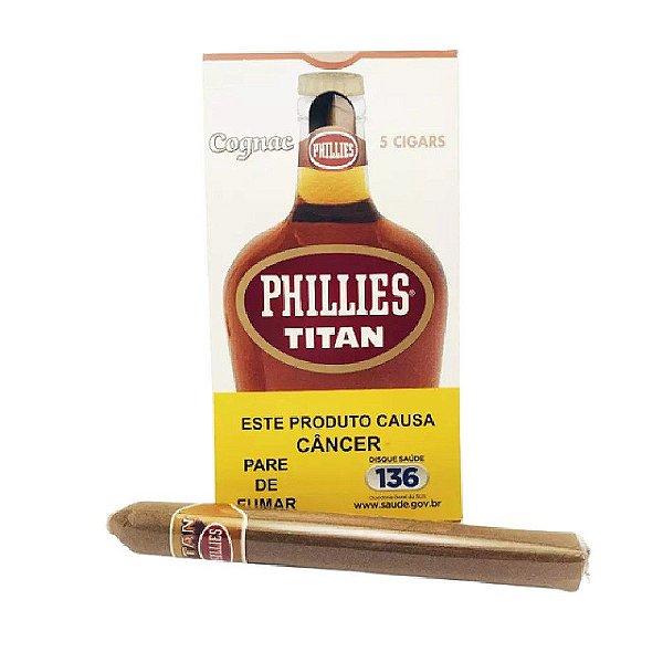 Charuto Phillies Titan Cognac Und