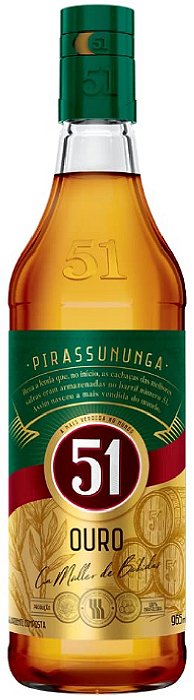 Cachaca 51 Ouro 965ML