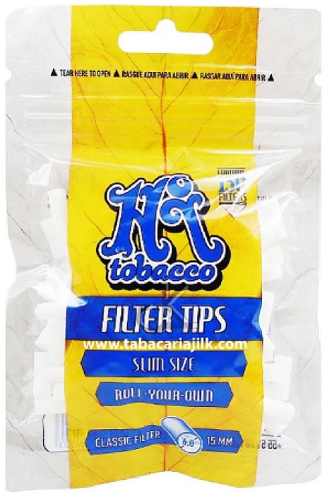 Filtro Hi Tobacco Slim Size 6x15mm