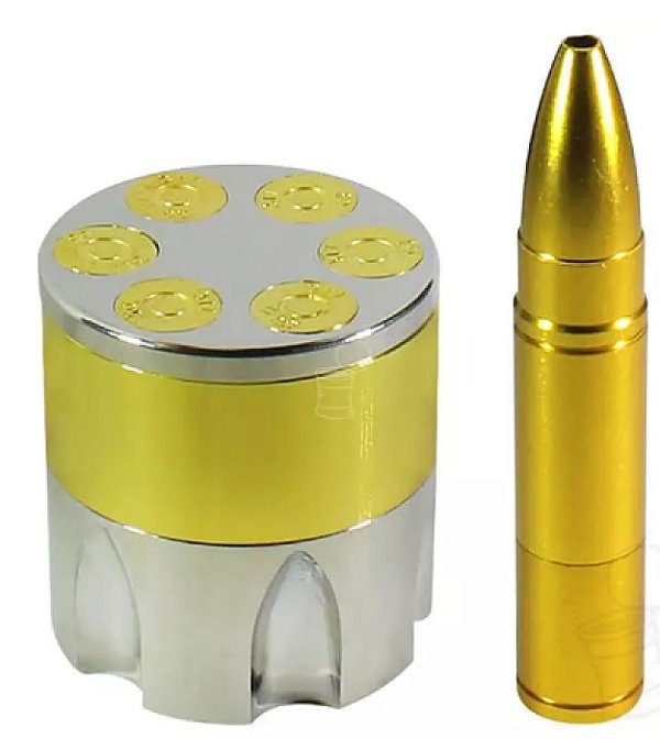 Kit Dichavador Tambor de Revolver + Pipe Bala Fuzil