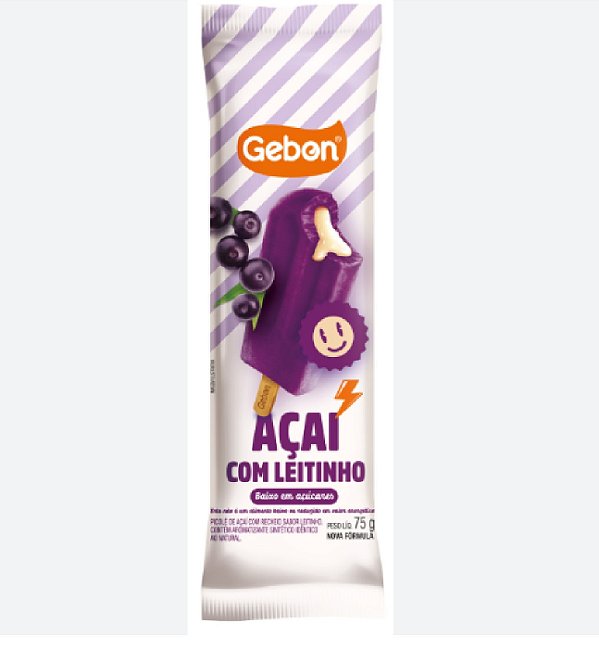 Picole Gebon Acai Com Leitinho