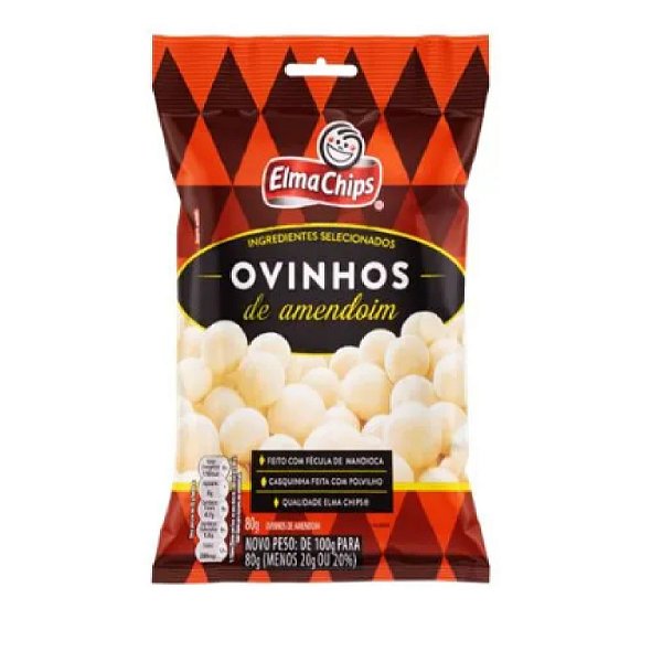 Amendoim Ovinhos 80G