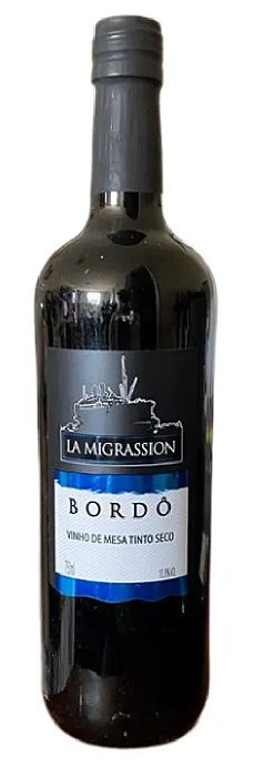 Vinho La Migrassion Tinto Seco 750ML