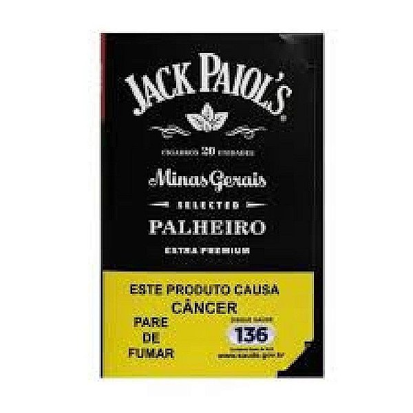 Palheiro Jack Paiols Preto C/ 20 Und