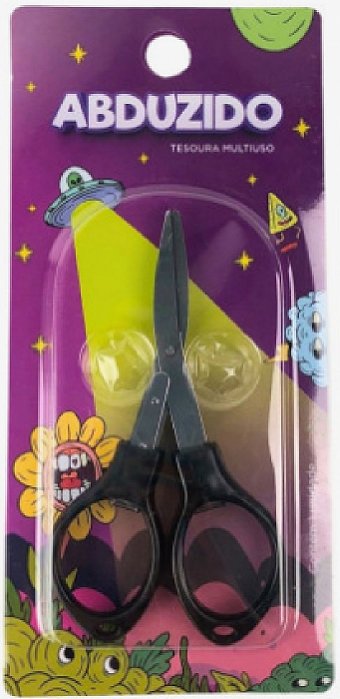 Tesoura Abdz Dobravel Plastico