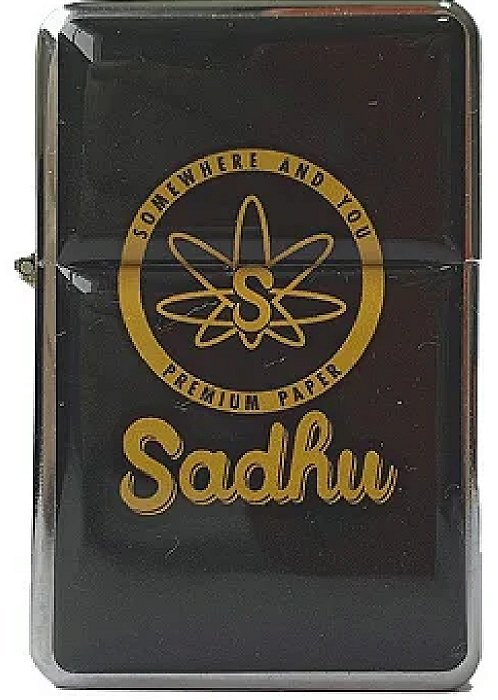 Isqueiro Sadhu Hit Preto/Zippo