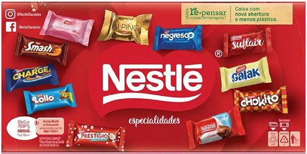 Caixa de Bombom Nestle 251G