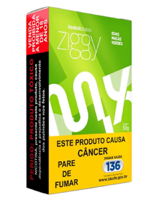 Ziggy MIX Duas Maças Verdes 50G