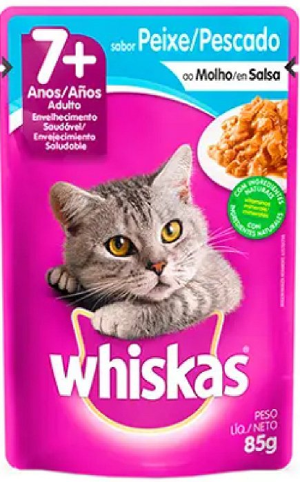 Whiskas Sache Sabor Peixe 85G