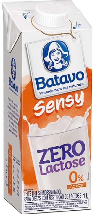 Leite Batavo Semi Desnatado Zero Lactose 1L