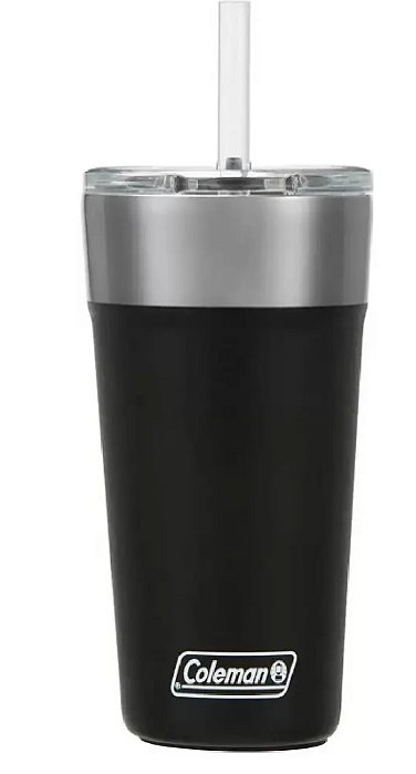 Copo Coleman C/ Canudo e Abridor Preto