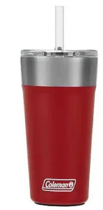 Copo Coleman C/ Canudo e Abridor Vermelho