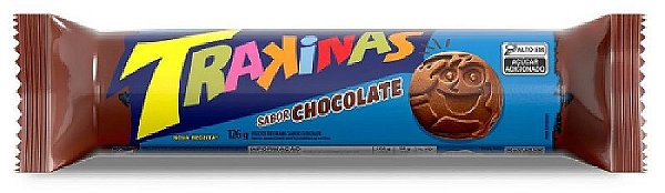 Bolacha Trakinas Chocolate 126G