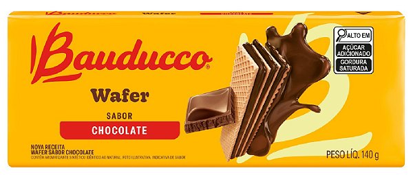 Wafer Bauducco Chocolate 140G