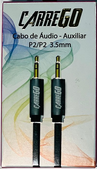 Cabo de Audio Carrego Auxiliar P2/P2