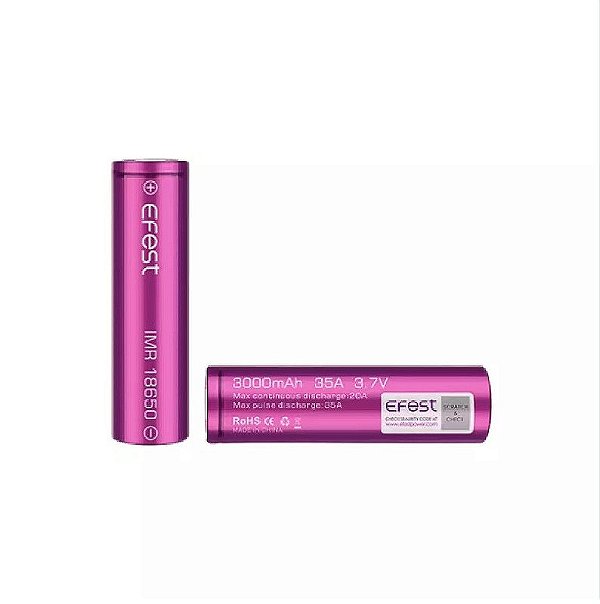 Bateria de Vape Efest 20a 2und