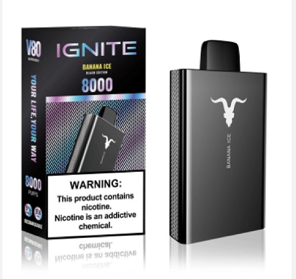 Ignite 8000 Puffs Banana Ice