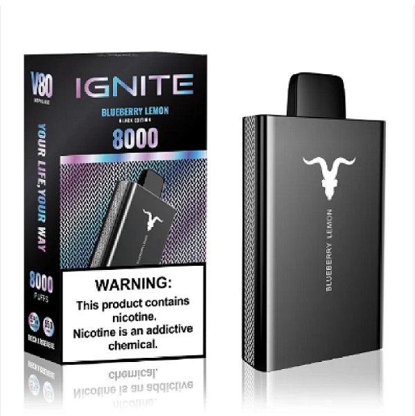 Ignite 8000 Puffs Blueberry Lemon