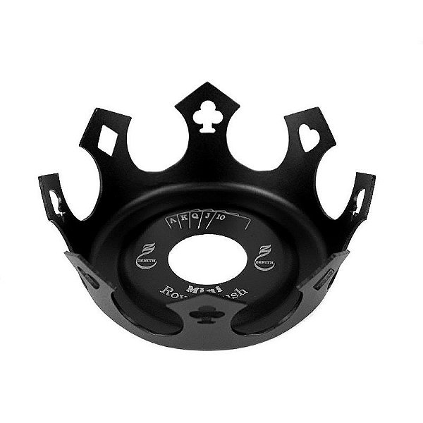 Prato Zenith Royal Flush Pequeno Preto