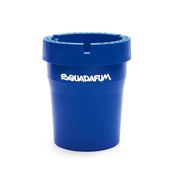 Cinzeiro Squadafum Turn Off Azul