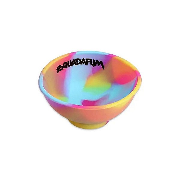 Cuia de Silicone Squadafum Azul/Rosa