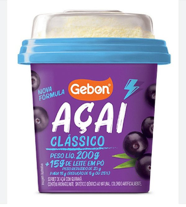 Acai Com Leite Ninho 220gr