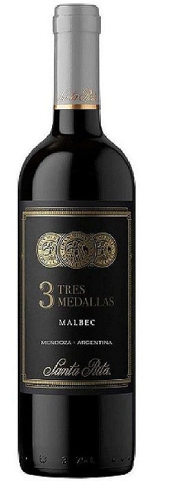 Vinho 3 Medallas Malbec 750ML