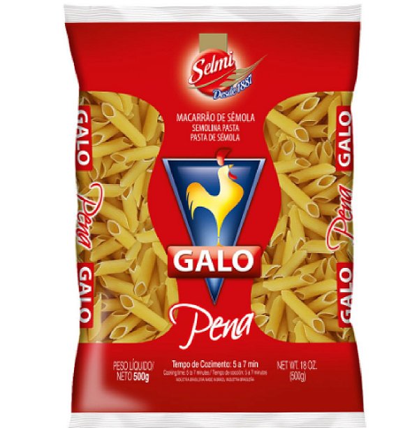 Macarrao Galo Pena Semola 500G