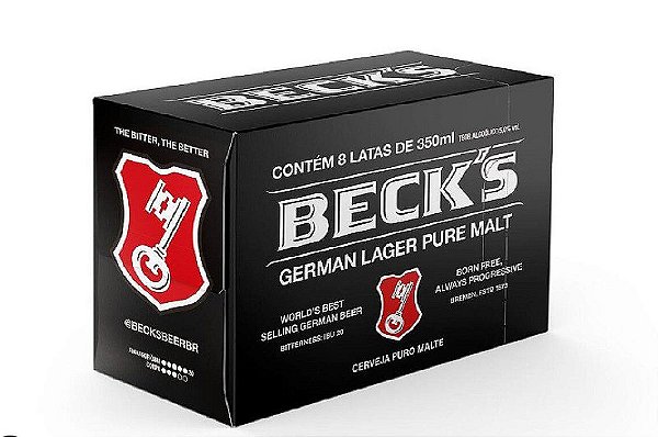 Becks 350ml - 8und