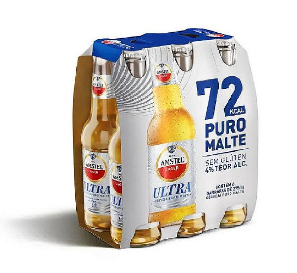 Amstel Ultra Ln 275ML - 6und