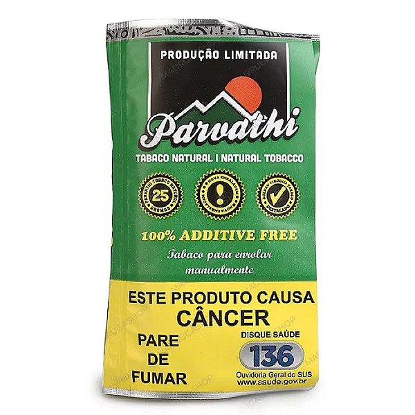 Tabaco Parvathi Natural 25G