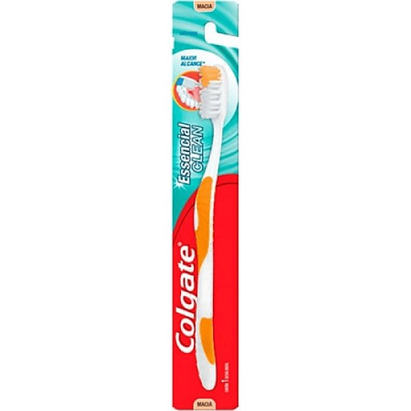 Escova Dental Colgate Essencial Macia Laranja