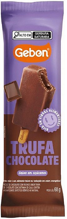 Picole Gebon Trufa de Chocolate Baixo Acuxar