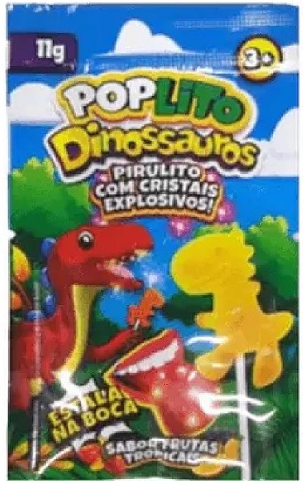 Pop Lito Dino C/Cristais Explosivos