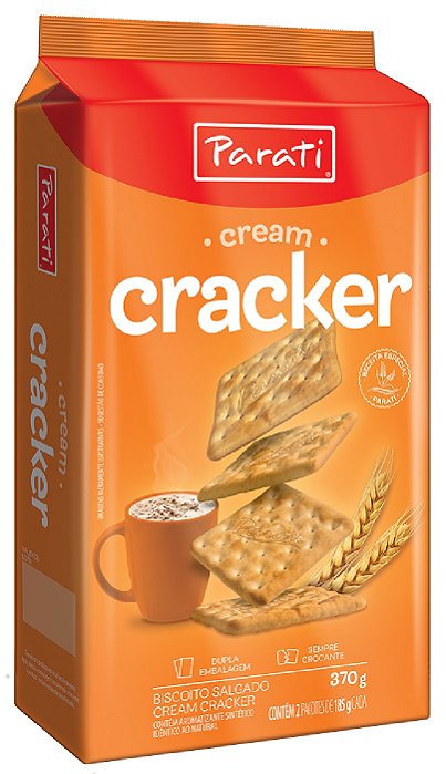 Biscoito Parati Cream Cracker 370gr