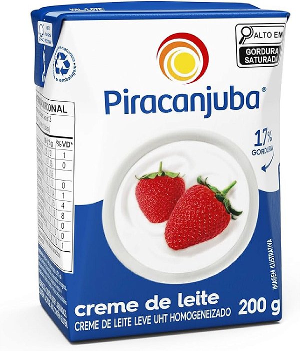 Creme de Leite Piracanjuba 200G