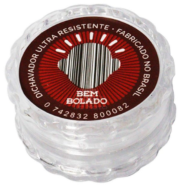 Dichavador Acrilico Bem Bolado Pequeno Transparente 4cm