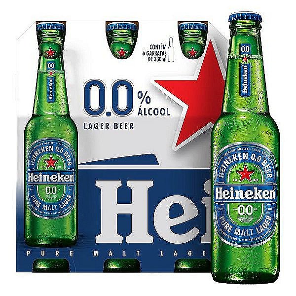Heineken Ln Zero Alcool 330ML - 6und