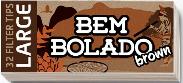 Piteira Bem Bolado Large Marrom 6x2.5cm