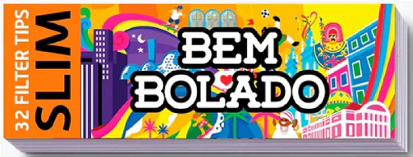 Piteira Bem Bolado Slim Laranja 6x2cm