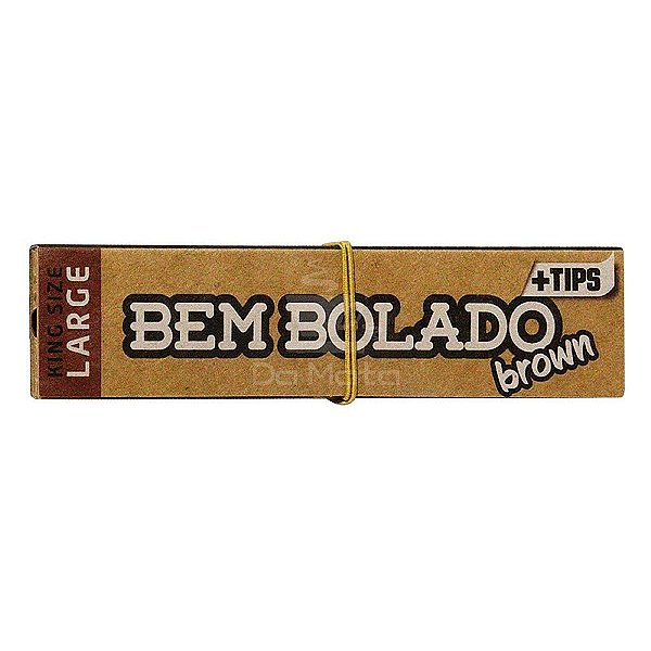 Seda + Piteira Bem Bolado Brown Large 110x44mm
