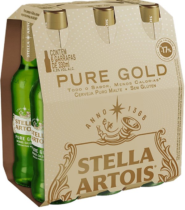 Stella Artois Ln Pure Gold 330ML - 6und