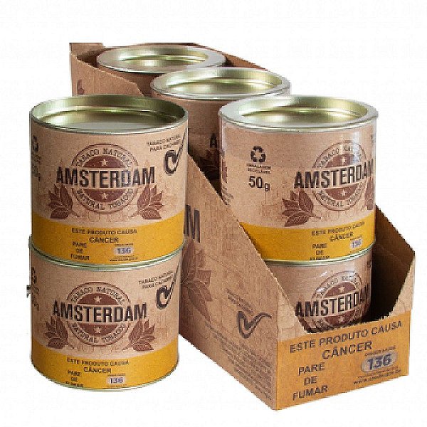 Tabaco P/ Cachimbo Amsterda 50G