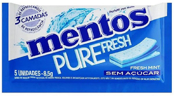 Mentos Fresh Mint Azul